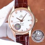 Swiss Quality Omega De Ville Prestige Watches Citizen 8215 Rose Gold Case